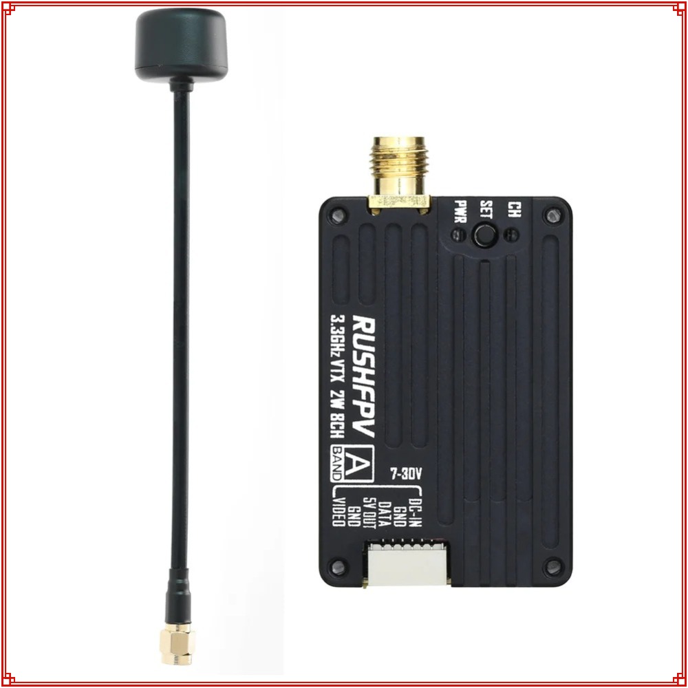 Drone Rc Remote - جهاز إرسال RUSHFPV 3.3G 2W VTX