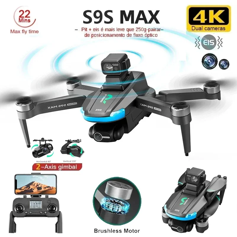 Dron Rc Quadcopter - جديد S9S ماكس طائرة صغيرة بدون