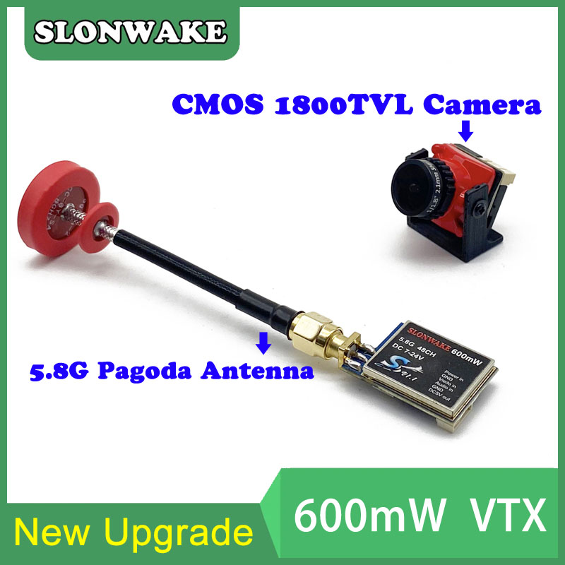 5.8G 48CH 600mW قابل للتعديل V - مراجعة Drone Rc Mini وسعره