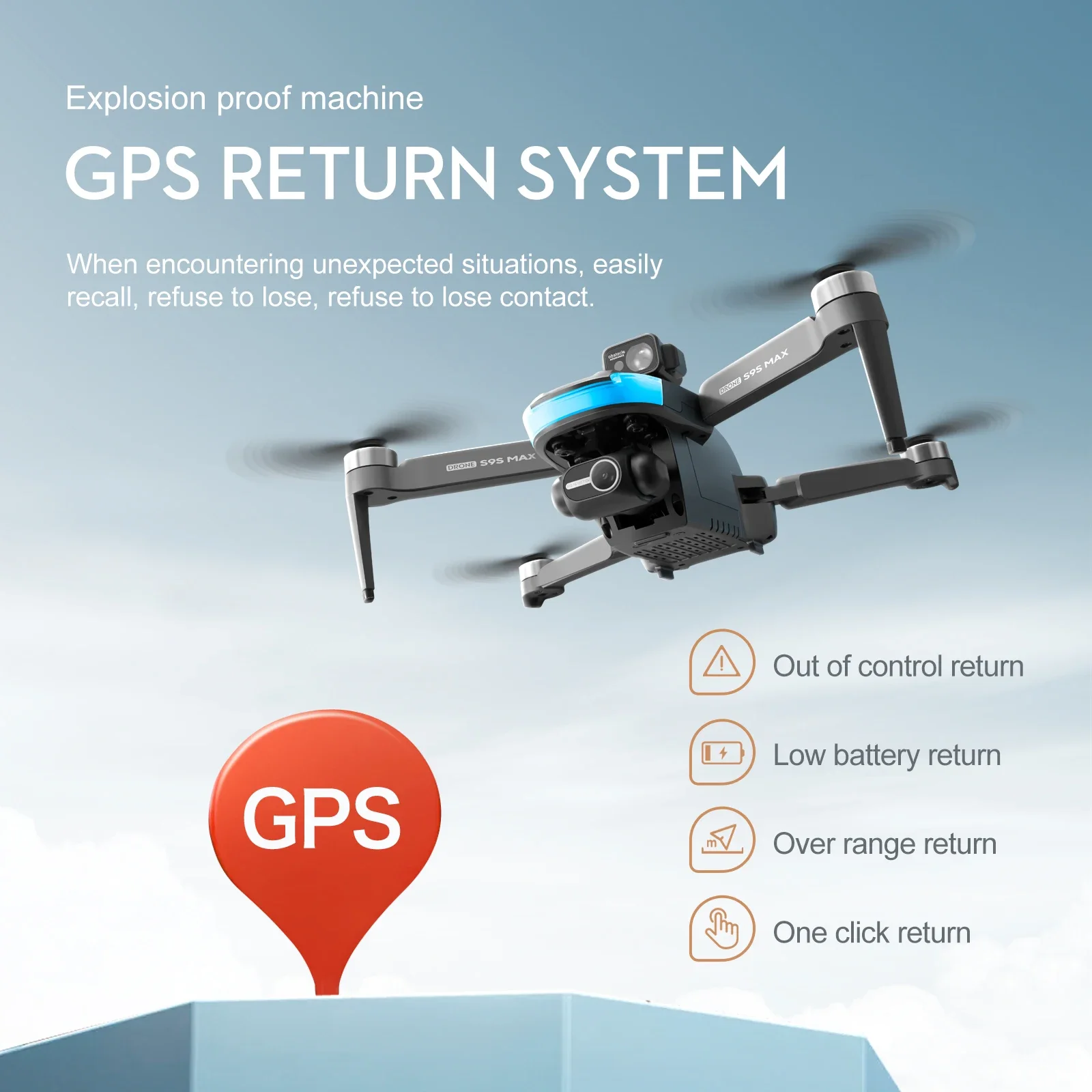 جديد S9S ماكس طائرة صغيرة بدون - مراجعة Dron Rc Quadcopter وسعره