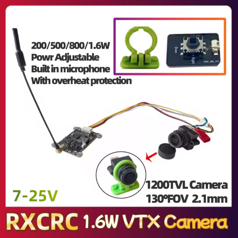 RXCRC 5.8G وحدة 48CH 1.6W VTX  - مراجعة Drone Rc Remote وسعره