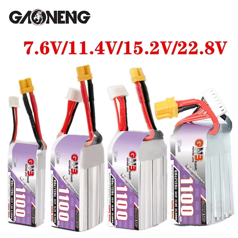 GNB 1100mAh 2S 3S 4S 6S 60C/12 - مراجعة Drone Rc Leading وسعره