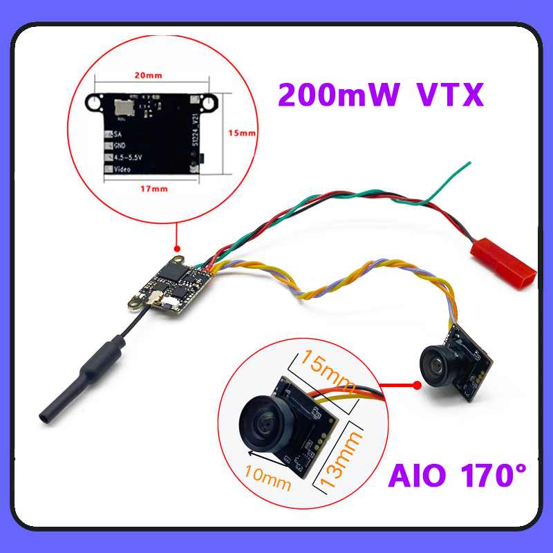 كاميرا SLONWAKE 5.8G 1200TVL F - مراجعة Drone Rc Mini وسعره