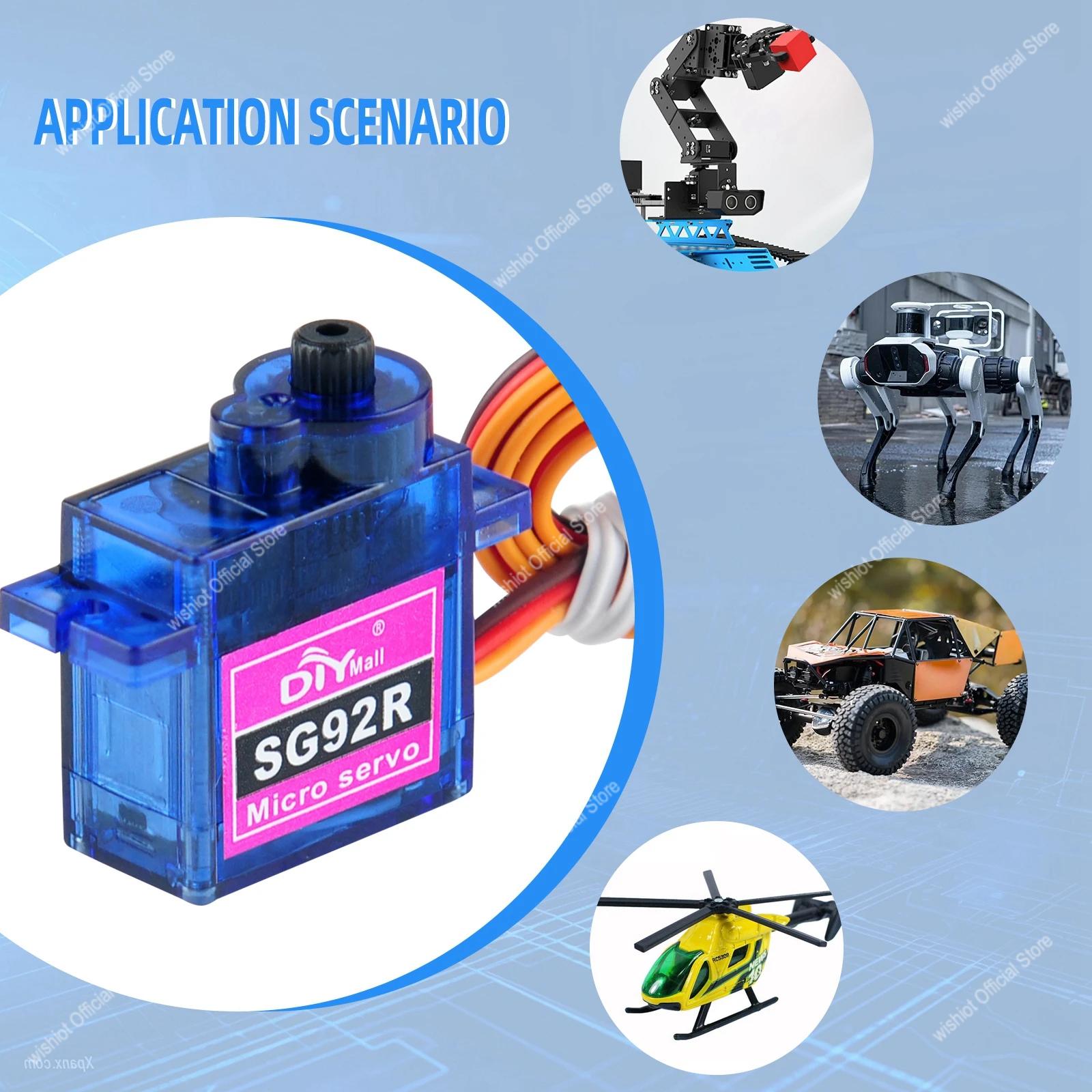 SG92R محرك سيرفو صغير 4.8-6 فو - مراجعة Drone Rc Leading وسعره