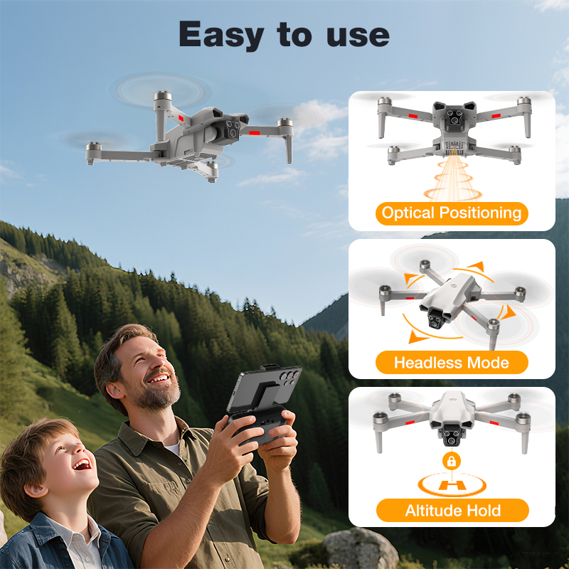 طائرة بدون طيار L017 Pro جديدة - مراجعة Dron Rc Quadcopter وسعره